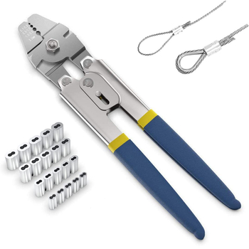 Aliuminio 8 formos krimpavimo įrankis vielos lynui, darbo taupymas, M2.0