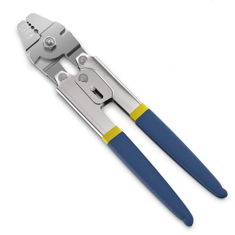 Aliuminio 8 formos krimpavimo įrankis vielos lynui, darbo taupymas, M2.0