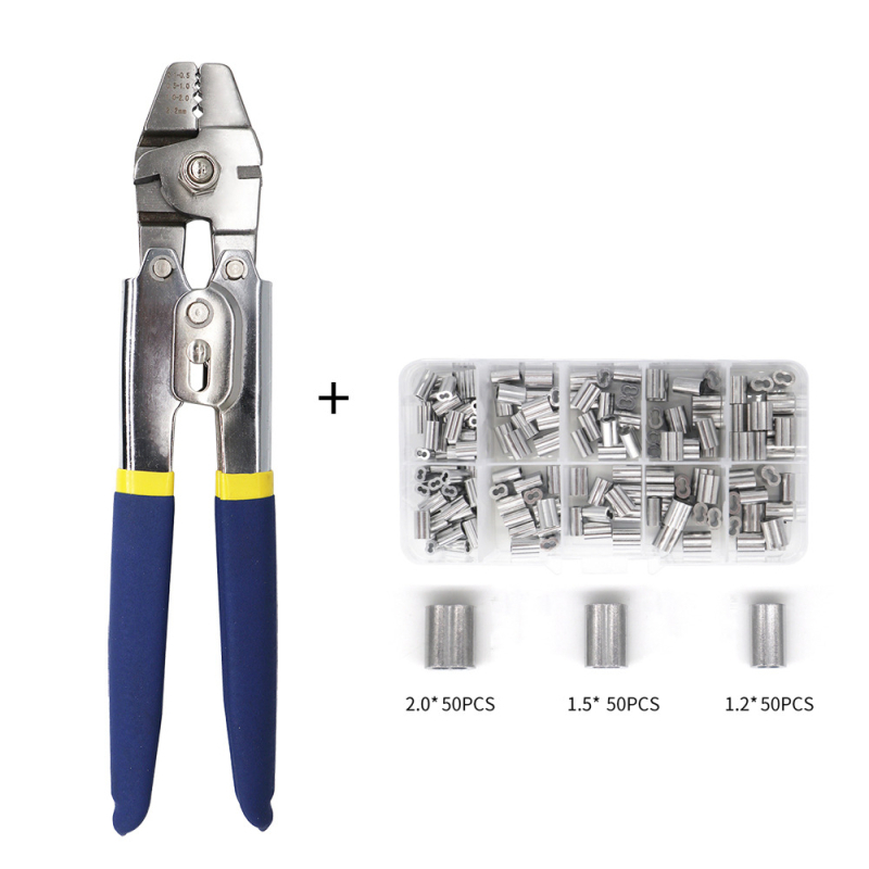 Aliuminio 8 formos krimpavimo įrankis vielos lynui, darbo taupymas, M2.0