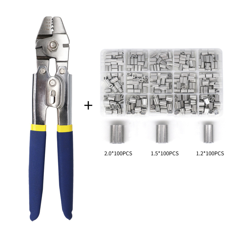 Aliuminio 8 formos krimpavimo įrankis vielos lynui, darbo taupymas, M2.0