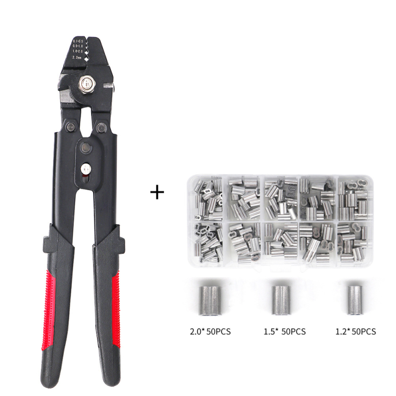 Aliuminio 8 formos krimpavimo įrankis vielos lynui, darbo taupymas, M2.0