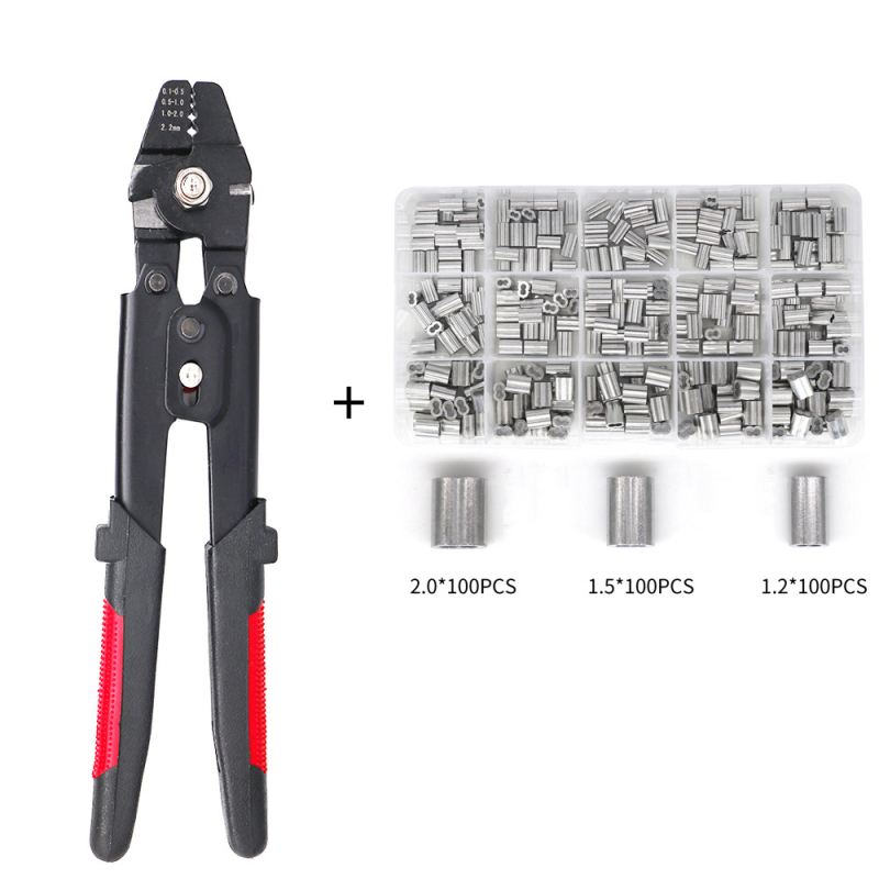 Aliuminio 8 formos krimpavimo įrankis vielos lynui, darbo taupymas, M2.0