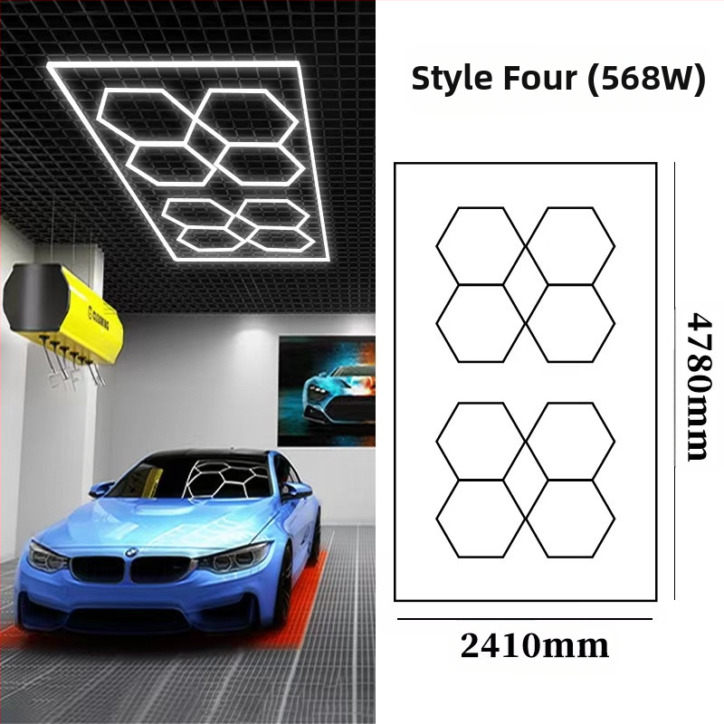 LED T5 Λαμπτήρας Πλυντηρίου Αυτοκινήτων με Στήριγμα, 324W, 6500 lm, 220V, PF 0.6, 3000h