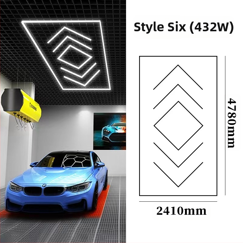 LED T5 Λαμπτήρας Πλυντηρίου Αυτοκινήτων με Στήριγμα, 324W, 6500 lm, 220V, PF 0.6, 3000h