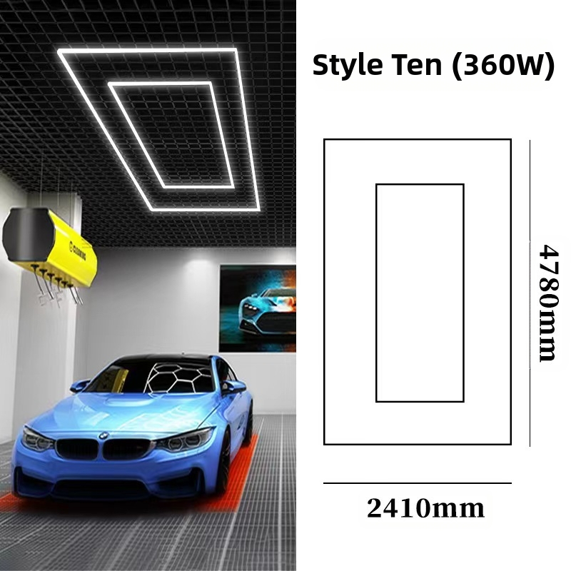 LED T5 Λαμπτήρας Πλυντηρίου Αυτοκινήτων με Στήριγμα, 324W, 6500 lm, 220V, PF 0.6, 3000h