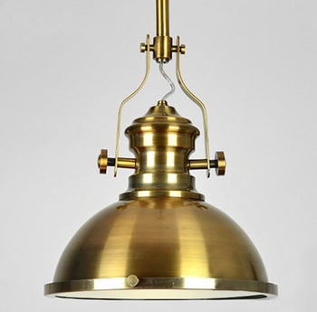 Μεταλλικός κρεμαστός πολυέλαινας με LED φως, Μοντέλο 6165, 1 κεφαλή, ρυθμιζόμενο ύψος 0.6, 220V, πιστοποίηση 3C