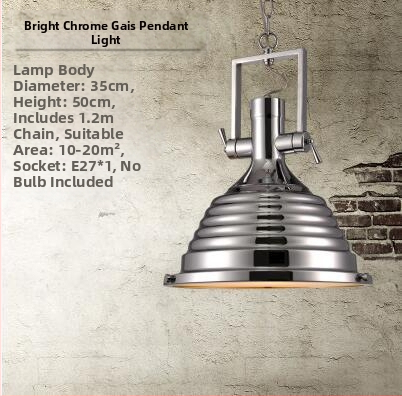 Μεταλλικός κρεμαστός πολυέλαινας με LED φως, Μοντέλο 6165, 1 κεφαλή, ρυθμιζόμενο ύψος 0.6, 220V, πιστοποίηση 3C