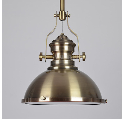 Μεταλλικός κρεμαστός πολυέλαινας με LED φως, Μοντέλο 6165, 1 κεφαλή, ρυθμιζόμενο ύψος 0.6, 220V, πιστοποίηση 3C