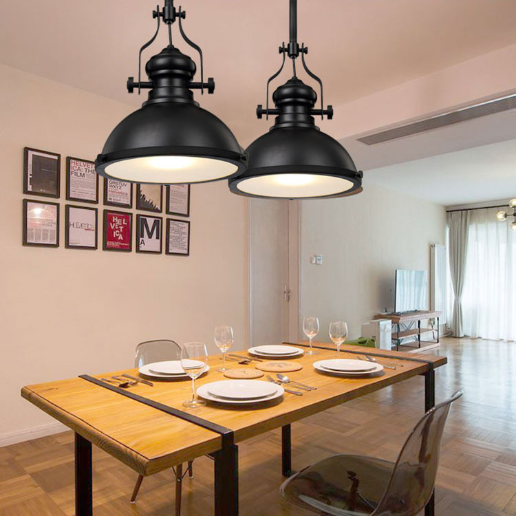 Μεταλλικός κρεμαστός πολυέλαινας με LED φως, Μοντέλο 6165, 1 κεφαλή, ρυθμιζόμενο ύψος 0.6, 220V, πιστοποίηση 3C