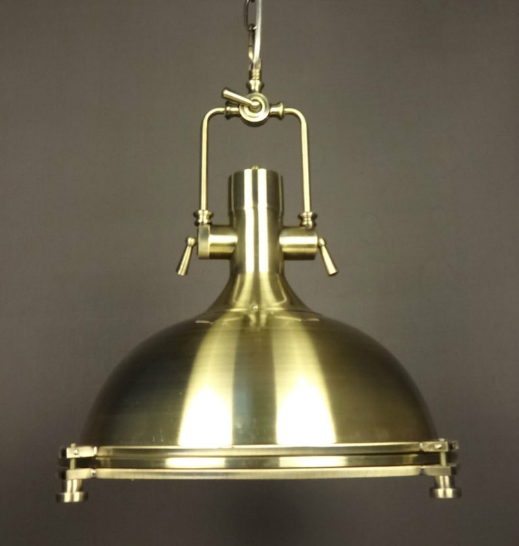 Μεταλλικός κρεμαστός πολυέλαινας με LED φως, Μοντέλο 6165, 1 κεφαλή, ρυθμιζόμενο ύψος 0.6, 220V, πιστοποίηση 3C