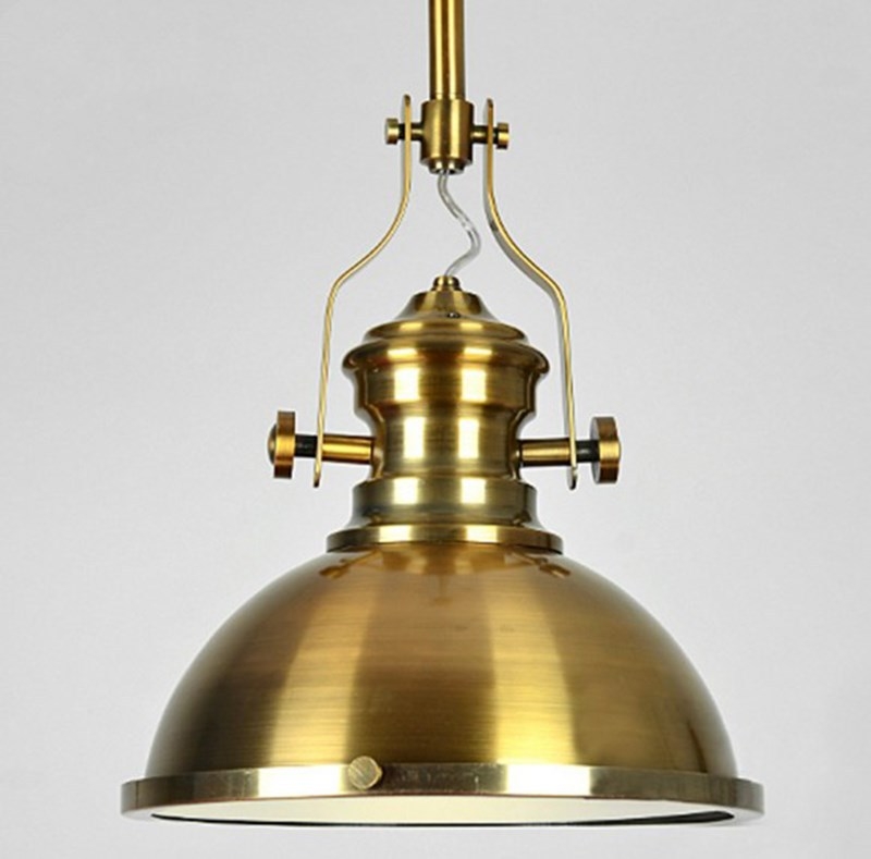 Μεταλλικός κρεμαστός πολυέλαινας με LED φως, Μοντέλο 6165, 1 κεφαλή, ρυθμιζόμενο ύψος 0.6, 220V, πιστοποίηση 3C