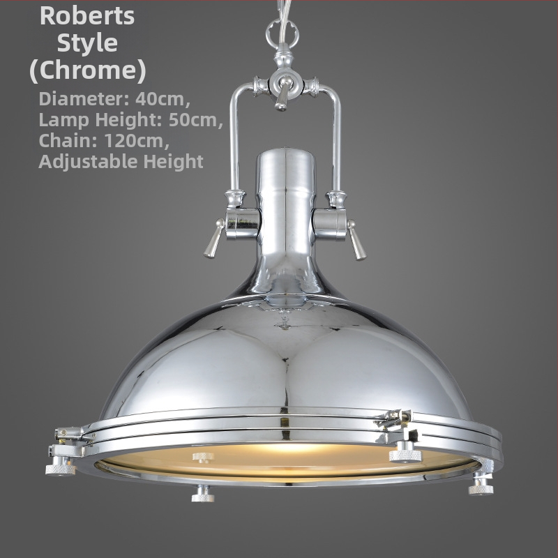 Μεταλλικός κρεμαστός πολυέλαινας με LED φως, Μοντέλο 6165, 1 κεφαλή, ρυθμιζόμενο ύψος 0.6, 220V, πιστοποίηση 3C