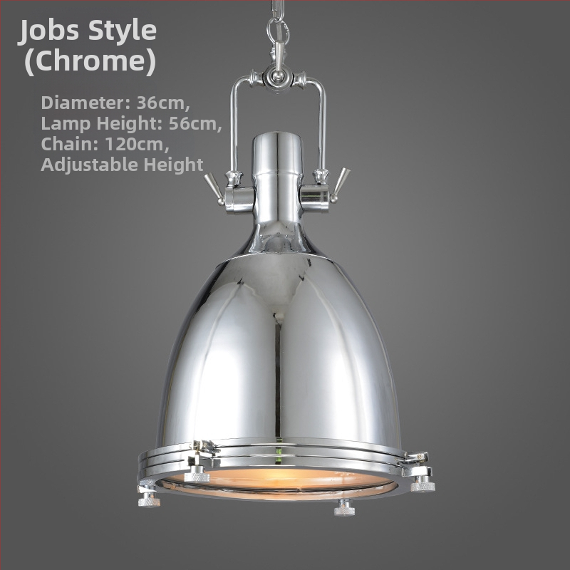 Μεταλλικός κρεμαστός πολυέλαινας με LED φως, Μοντέλο 6165, 1 κεφαλή, ρυθμιζόμενο ύψος 0.6, 220V, πιστοποίηση 3C