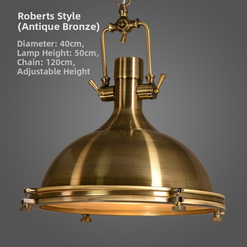 Μεταλλικός κρεμαστός πολυέλαινας με LED φως, Μοντέλο 6165, 1 κεφαλή, ρυθμιζόμενο ύψος 0.6, 220V, πιστοποίηση 3C