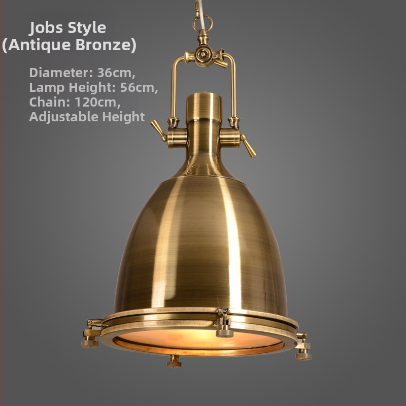 Μεταλλικός κρεμαστός πολυέλαινας με LED φως, Μοντέλο 6165, 1 κεφαλή, ρυθμιζόμενο ύψος 0.6, 220V, πιστοποίηση 3C