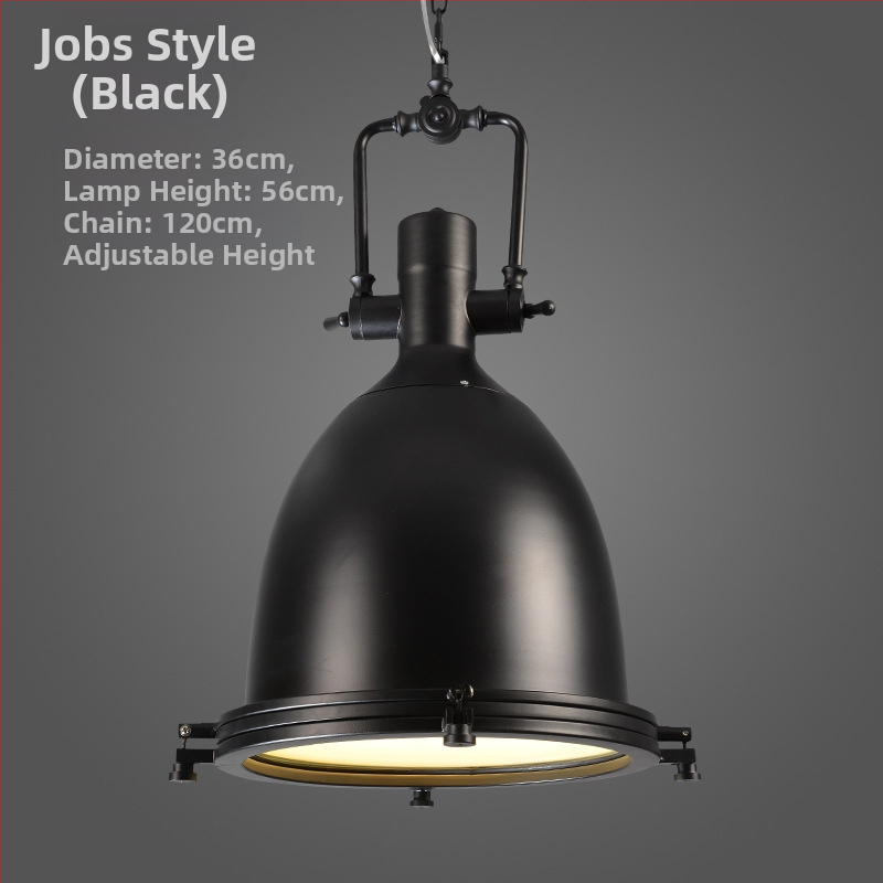 Μεταλλικός κρεμαστός πολυέλαινας με LED φως, Μοντέλο 6165, 1 κεφαλή, ρυθμιζόμενο ύψος 0.6, 220V, πιστοποίηση 3C