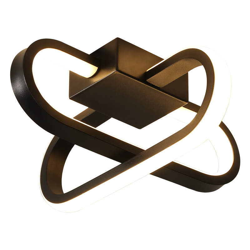 Φωτιστικό οροφής σε σκανδιναβικό στυλ με LED, 220V, κατάλληλο για διαδρόμους και είσοδους, μεταλλικό σώμα με ABS σκιά.