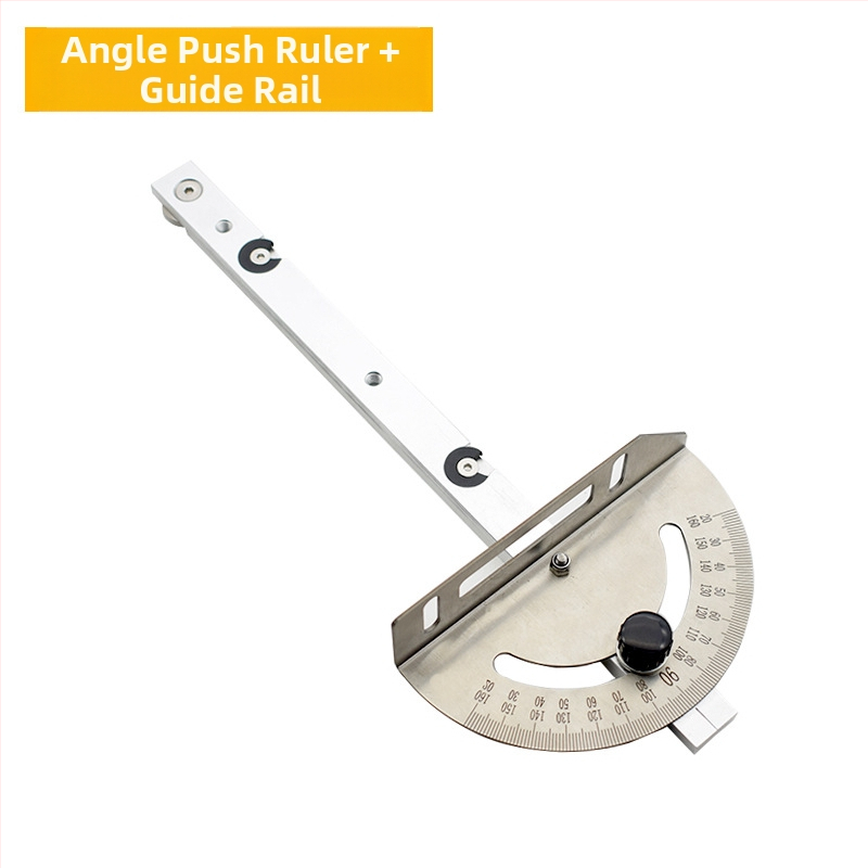 Enlightenment Μεγάλος γωνιακός οδηγός ώθησης για ξυλουργική – Ατσάλι, κατάλληλο για τραπεζοπριόνι και κυκλικό πριόνι με λωρίδες