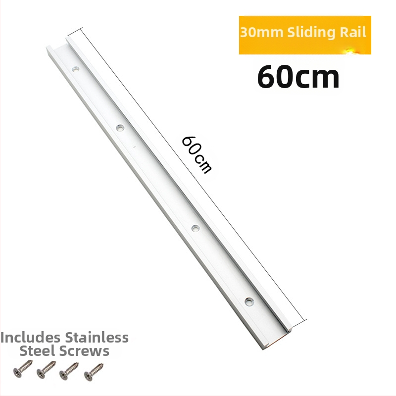 Enlightenment Μεγάλος γωνιακός οδηγός ώθησης για ξυλουργική – Ατσάλι, κατάλληλο για τραπεζοπριόνι και κυκλικό πριόνι με λωρίδες