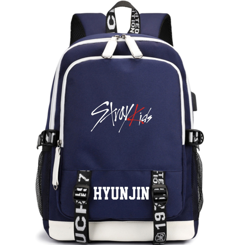 Mokyklos kuprinė iš kanvaso, didelis talpa 36–55L, USB įkrovimas, tinka 13 colių nešiojamam, Cartoon spaudas