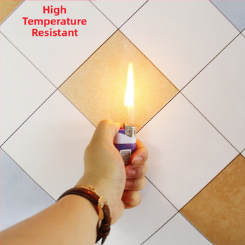 Αυτοκόλλητο τοίχου κουζίνας, PVC, αντοχή σε λιπαρά και νερό, μοτίβο τετράγωνα μωσαϊκό, μοντέρνο στυλ