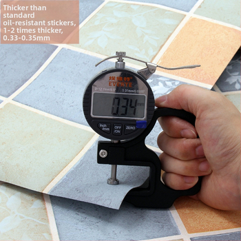 Αυτοκόλλητο τοίχου κουζίνας, PVC, αντοχή σε λιπαρά και νερό, μοτίβο τετράγωνα μωσαϊκό, μοντέρνο στυλ