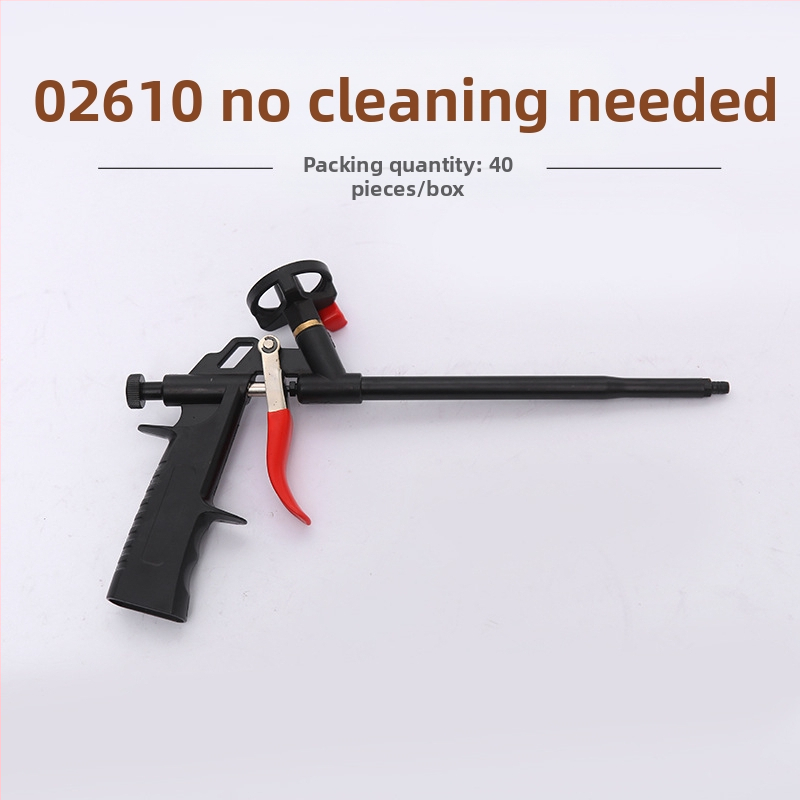 Όπλο αφρού κόλλας | υλικό: κράμα-πλαστικό; μέγιστη πίεση εξόδου: 1; μέγιστη ροή: 2; βέλτιστη απόσταση ψεκασμού: 3; πλάτος ψεκασμού: 4