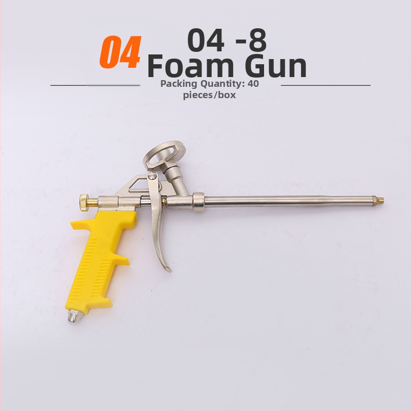 Όπλο αφρού κόλλας | υλικό: κράμα-πλαστικό; μέγιστη πίεση εξόδου: 1; μέγιστη ροή: 2; βέλτιστη απόσταση ψεκασμού: 3; πλάτος ψεκασμού: 4