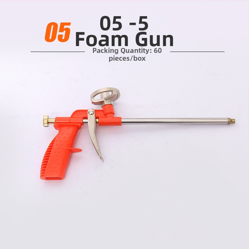 Όπλο αφρού κόλλας | υλικό: κράμα-πλαστικό; μέγιστη πίεση εξόδου: 1; μέγιστη ροή: 2; βέλτιστη απόσταση ψεκασμού: 3; πλάτος ψεκασμού: 4