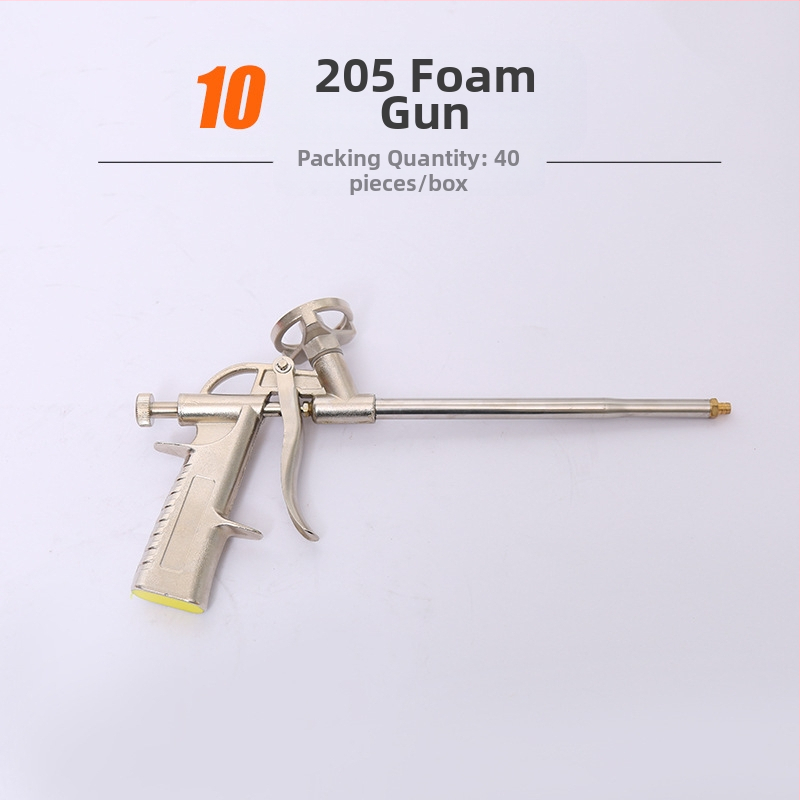 Όπλο αφρού κόλλας | υλικό: κράμα-πλαστικό; μέγιστη πίεση εξόδου: 1; μέγιστη ροή: 2; βέλτιστη απόσταση ψεκασμού: 3; πλάτος ψεκασμού: 4