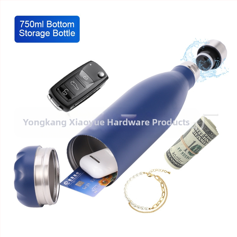 Θερμός κύπελλο με αποσπώμενο κάτω μέρος, εσωτερικό από ανοξείδωτο χάλυβα 304, εξωτερικό από ανοξείδωτο χάλυβα 201, μόνωση κενού 6–12 ώρες, φορητό