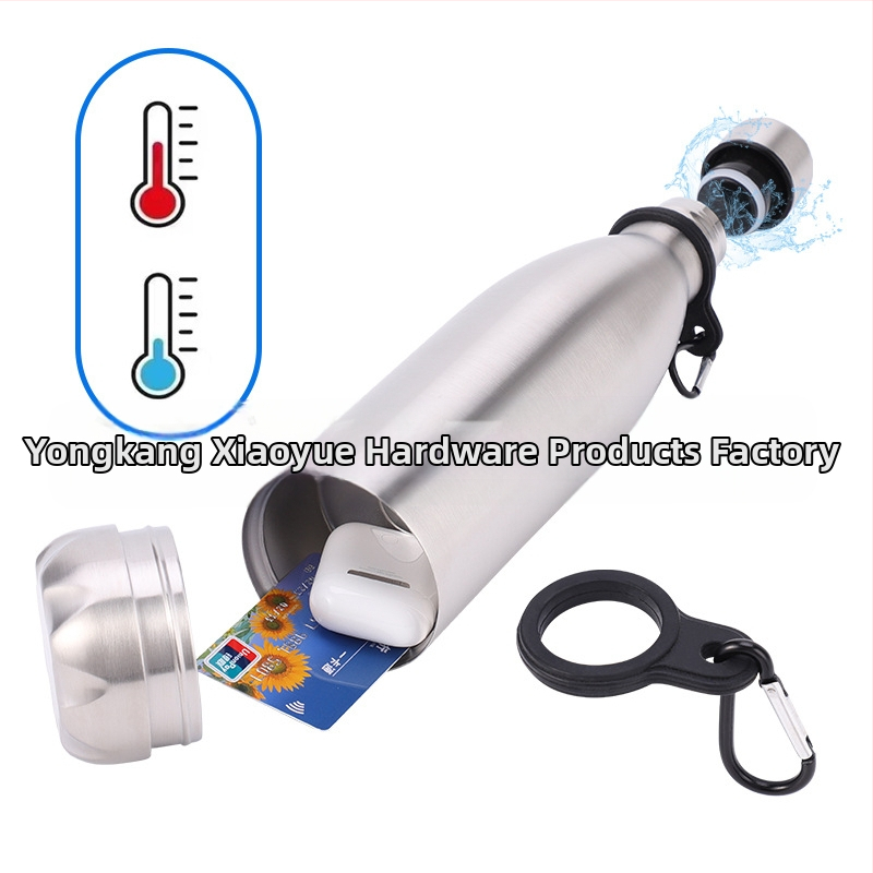 Θερμός κύπελλο με αποσπώμενο κάτω μέρος, εσωτερικό από ανοξείδωτο χάλυβα 304, εξωτερικό από ανοξείδωτο χάλυβα 201, μόνωση κενού 6–12 ώρες, φορητό