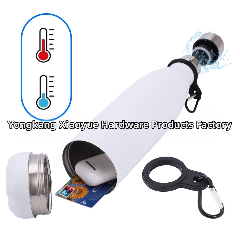 Θερμός κύπελλο με αποσπώμενο κάτω μέρος, εσωτερικό από ανοξείδωτο χάλυβα 304, εξωτερικό από ανοξείδωτο χάλυβα 201, μόνωση κενού 6–12 ώρες, φορητό