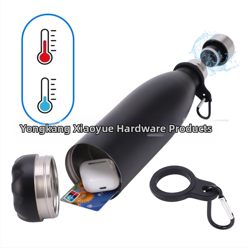 Θερμός κύπελλο με αποσπώμενο κάτω μέρος, εσωτερικό από ανοξείδωτο χάλυβα 304, εξωτερικό από ανοξείδωτο χάλυβα 201, μόνωση κενού 6–12 ώρες, φορητό