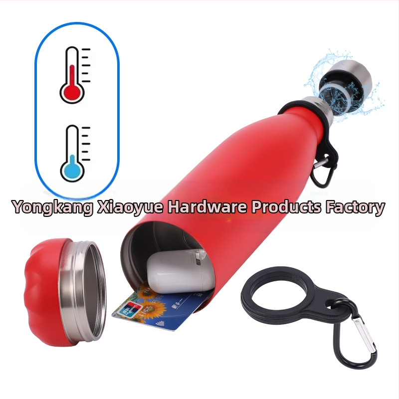 Θερμός κύπελλο με αποσπώμενο κάτω μέρος, εσωτερικό από ανοξείδωτο χάλυβα 304, εξωτερικό από ανοξείδωτο χάλυβα 201, μόνωση κενού 6–12 ώρες, φορητό