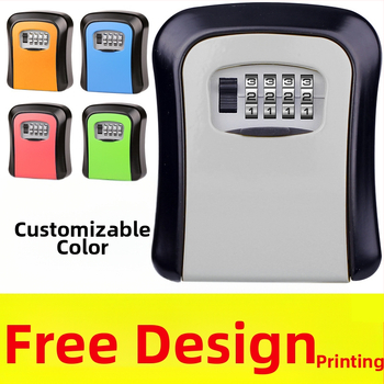 Επιτοίχιο μηχανικό κουτί κλειδιών με κωδικό πρόσβασης, σχέδιο ματιού γάτας, αλουμινένιο κράμα, μοντέλο G2, κατάλληλο για κλειδιά ταυτότητας και τραπεζικών καρτών