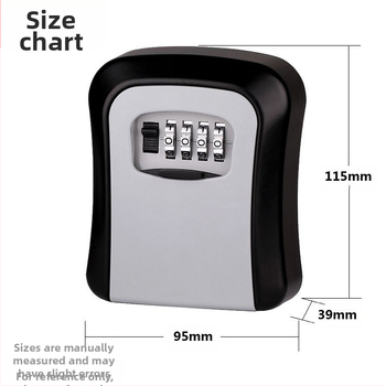 Επιτοίχιο μηχανικό κουτί κλειδιών με κωδικό πρόσβασης, σχέδιο ματιού γάτας, αλουμινένιο κράμα, μοντέλο G2, κατάλληλο για κλειδιά ταυτότητας και τραπεζικών καρτών