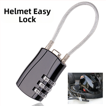 Κλειδαριά κωδικού για αποσκευές και ντουλάπες, κράμα ψευδαργύρου, μοντέλο XC-0141, τύπος: αριθμητικό, πάχος ράβδου κλειδώματος 3 mm, απόσταση ράβδων 5,3 mm