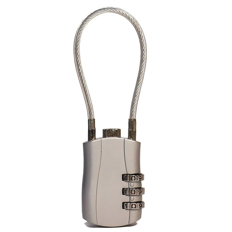 Κλειδαριά κωδικού για αποσκευές και ντουλάπες, κράμα ψευδαργύρου, μοντέλο XC-0141, τύπος: αριθμητικό, πάχος ράβδου κλειδώματος 3 mm, απόσταση ράβδων 5,3 mm