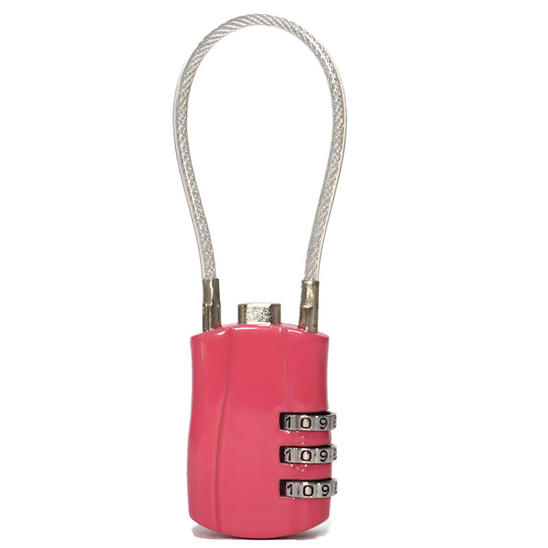 Κλειδαριά κωδικού για αποσκευές και ντουλάπες, κράμα ψευδαργύρου, μοντέλο XC-0141, τύπος: αριθμητικό, πάχος ράβδου κλειδώματος 3 mm, απόσταση ράβδων 5,3 mm