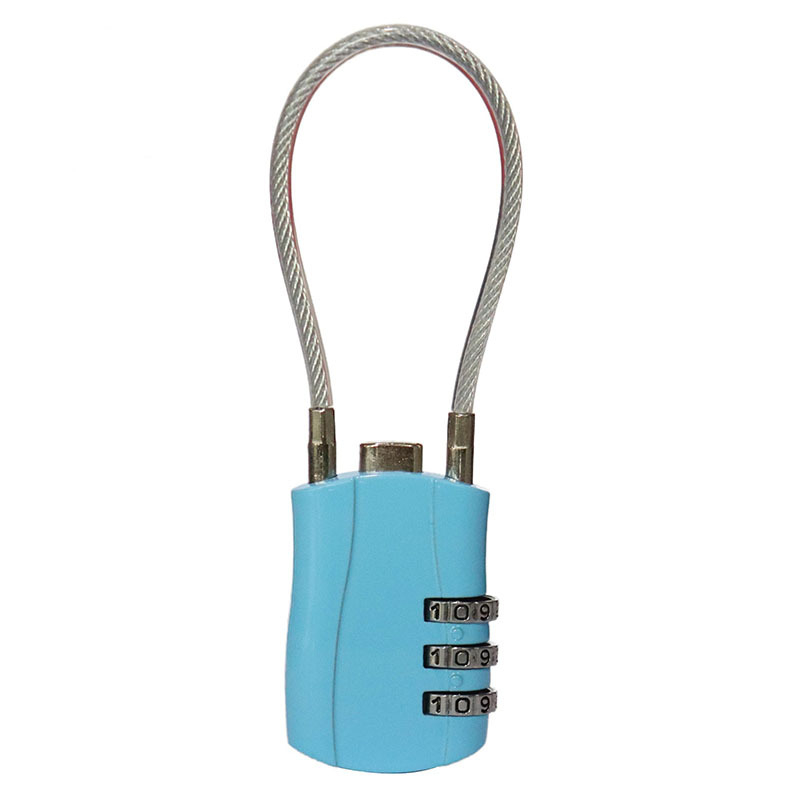 Κλειδαριά κωδικού για αποσκευές και ντουλάπες, κράμα ψευδαργύρου, μοντέλο XC-0141, τύπος: αριθμητικό, πάχος ράβδου κλειδώματος 3 mm, απόσταση ράβδων 5,3 mm