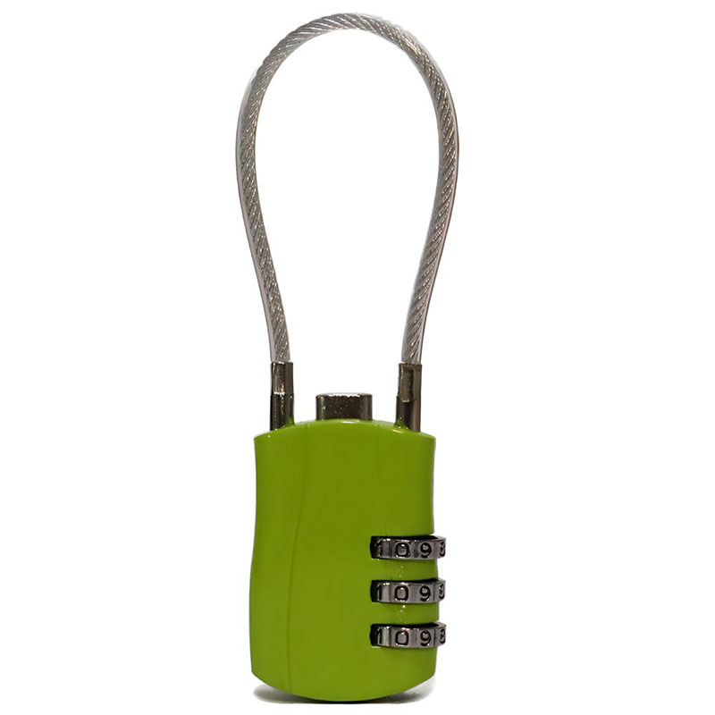 Κλειδαριά κωδικού για αποσκευές και ντουλάπες, κράμα ψευδαργύρου, μοντέλο XC-0141, τύπος: αριθμητικό, πάχος ράβδου κλειδώματος 3 mm, απόσταση ράβδων 5,3 mm