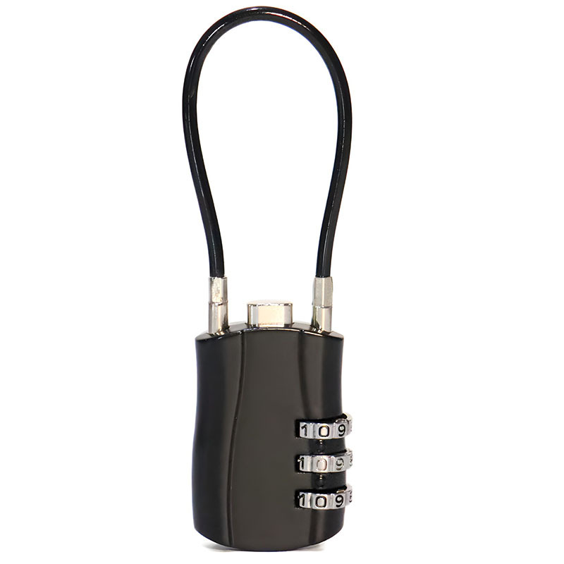 Κλειδαριά κωδικού για αποσκευές και ντουλάπες, κράμα ψευδαργύρου, μοντέλο XC-0141, τύπος: αριθμητικό, πάχος ράβδου κλειδώματος 3 mm, απόσταση ράβδων 5,3 mm