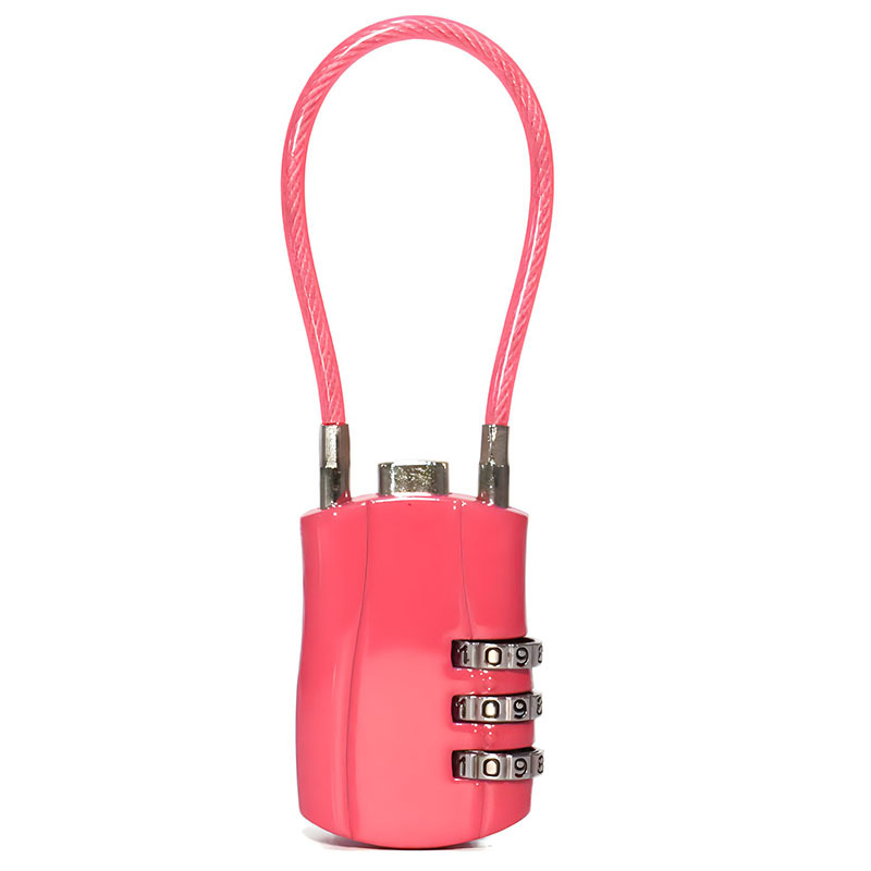 Κλειδαριά κωδικού για αποσκευές και ντουλάπες, κράμα ψευδαργύρου, μοντέλο XC-0141, τύπος: αριθμητικό, πάχος ράβδου κλειδώματος 3 mm, απόσταση ράβδων 5,3 mm