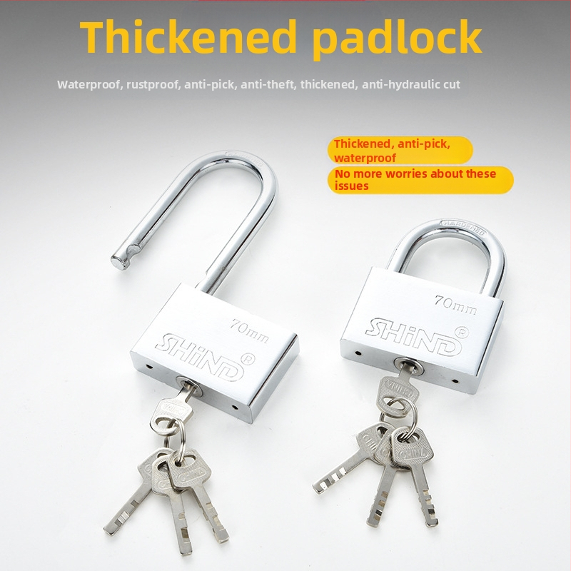 Οικιακή κλειδαριά με λεπίδα, τετράγωνη λεπίδα σχεδίασης, μεταλλικό σώμα από σίδηρο, μοντέλα 30–70, διατίθεται ιδιωτική ετικέτα