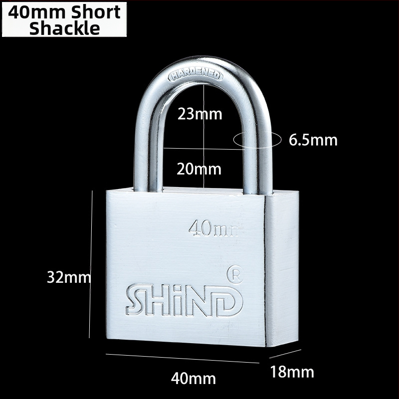 Οικιακή κλειδαριά με λεπίδα, τετράγωνη λεπίδα σχεδίασης, μεταλλικό σώμα από σίδηρο, μοντέλα 30–70, διατίθεται ιδιωτική ετικέτα