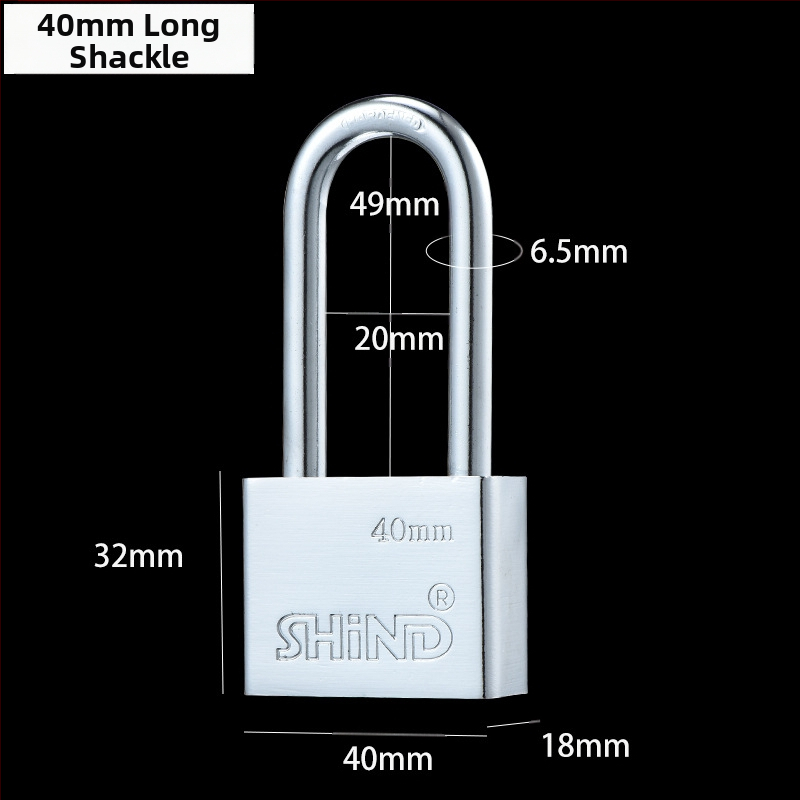 Οικιακή κλειδαριά με λεπίδα, τετράγωνη λεπίδα σχεδίασης, μεταλλικό σώμα από σίδηρο, μοντέλα 30–70, διατίθεται ιδιωτική ετικέτα