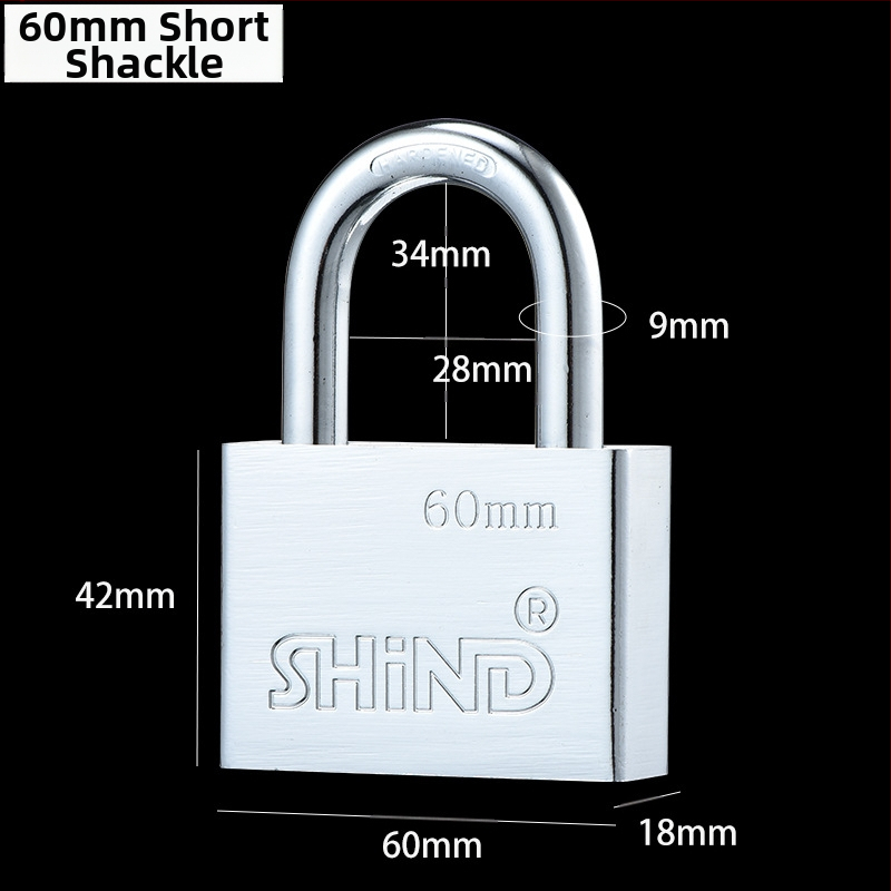 Οικιακή κλειδαριά με λεπίδα, τετράγωνη λεπίδα σχεδίασης, μεταλλικό σώμα από σίδηρο, μοντέλα 30–70, διατίθεται ιδιωτική ετικέτα