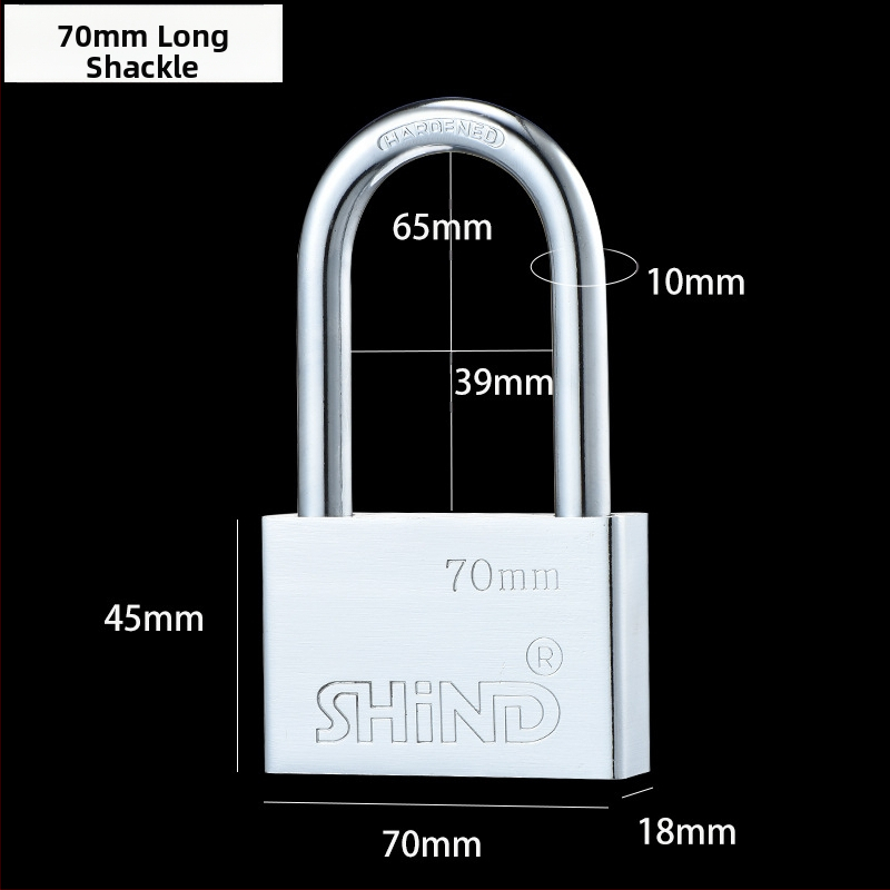Οικιακή κλειδαριά με λεπίδα, τετράγωνη λεπίδα σχεδίασης, μεταλλικό σώμα από σίδηρο, μοντέλα 30–70, διατίθεται ιδιωτική ετικέτα