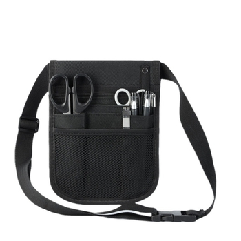 Τσάντα εργαλείων νοσοκόμας – Oxford ύφασμα, στυλ Doctor Pack, κάθετος τετράγωνο σχήμα, επάνω-άνοιγμα, εσωτερικά διαμερίσματα